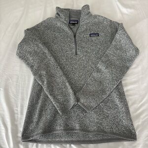 Grey Patagonia Fleece Quarter Zip